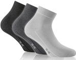 Rohner Daily Sock Sneaker Basic Plus light grey/grey/dark grey - 3 pairs